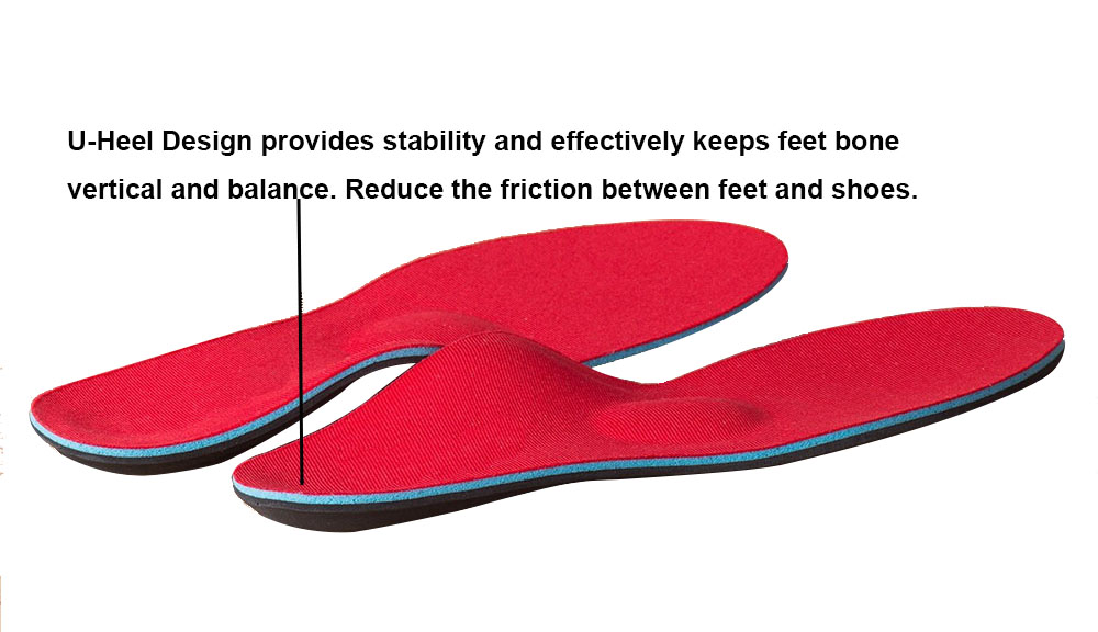 Comfort Orthotics Insoles With High Arch Supports for Flat Feet