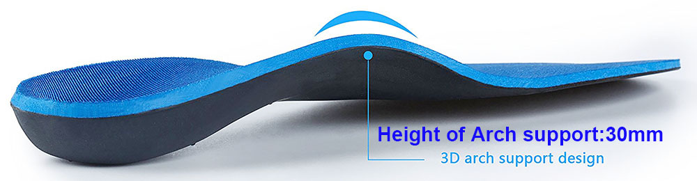 Shoe Inserts Arch Support Insoles Fight Against Plantar Fasciitis For Men and Women