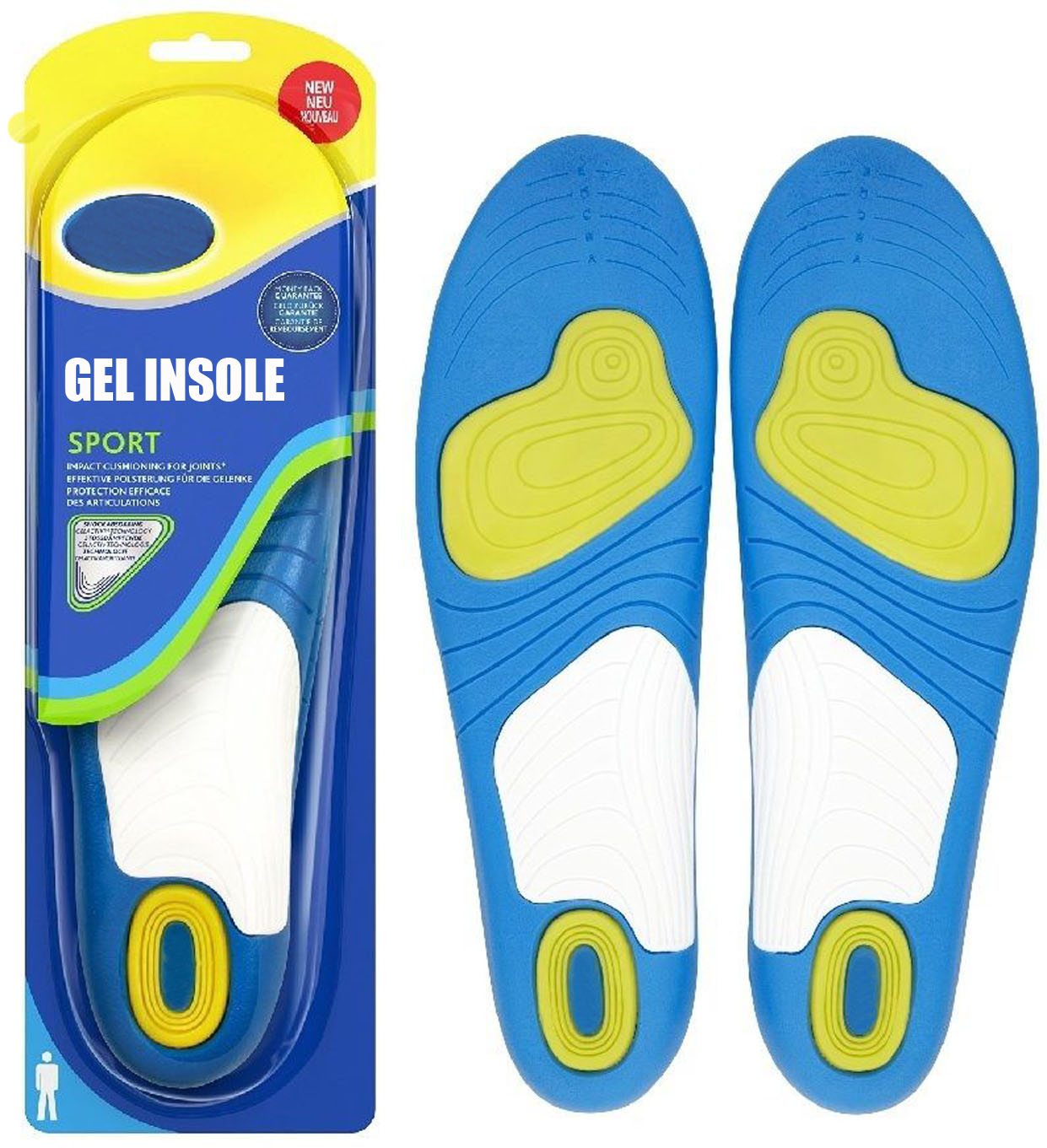 2018 New Custom Elastic TPE Gel Sport Shoe Insole Printing Designs Gel Insole