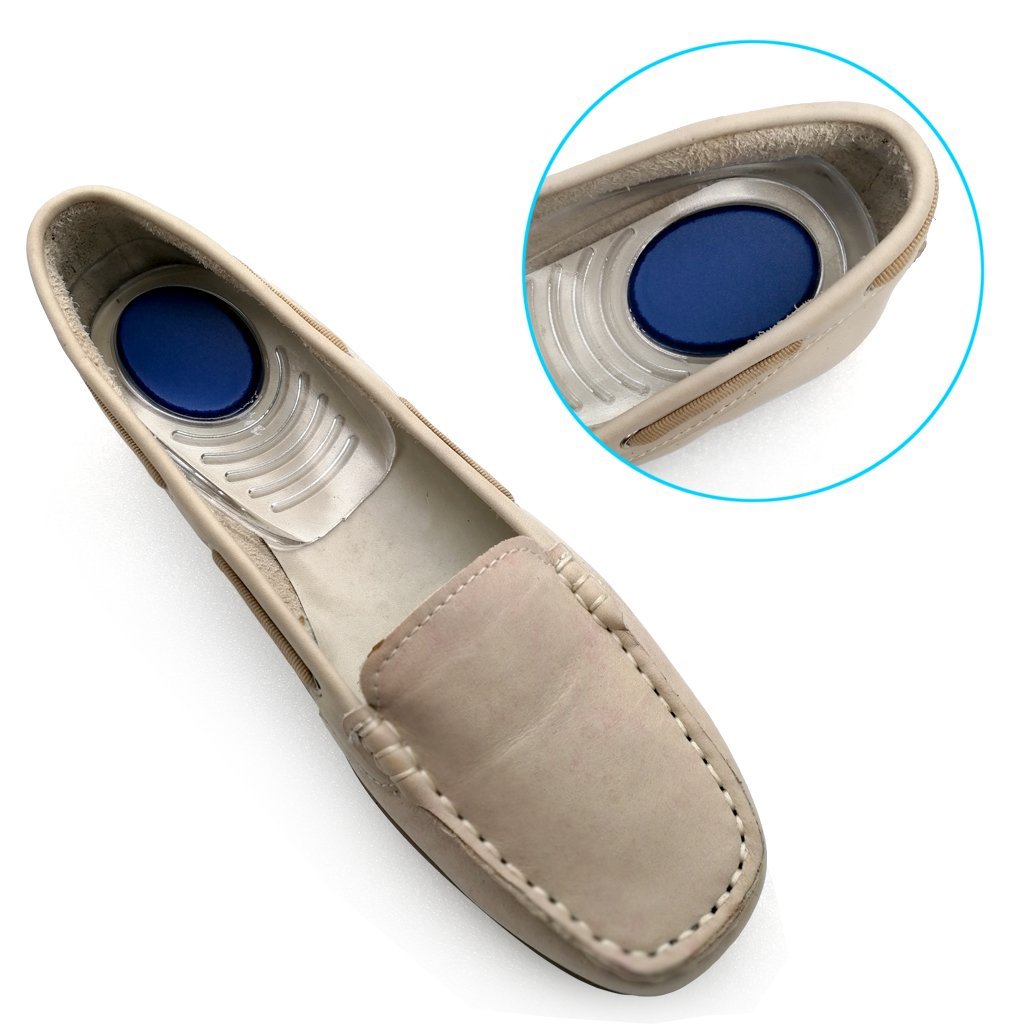 Foot Care Comfort Silicone Foot Pad Insole Silicone Gel Heel Cup Cushion Pad