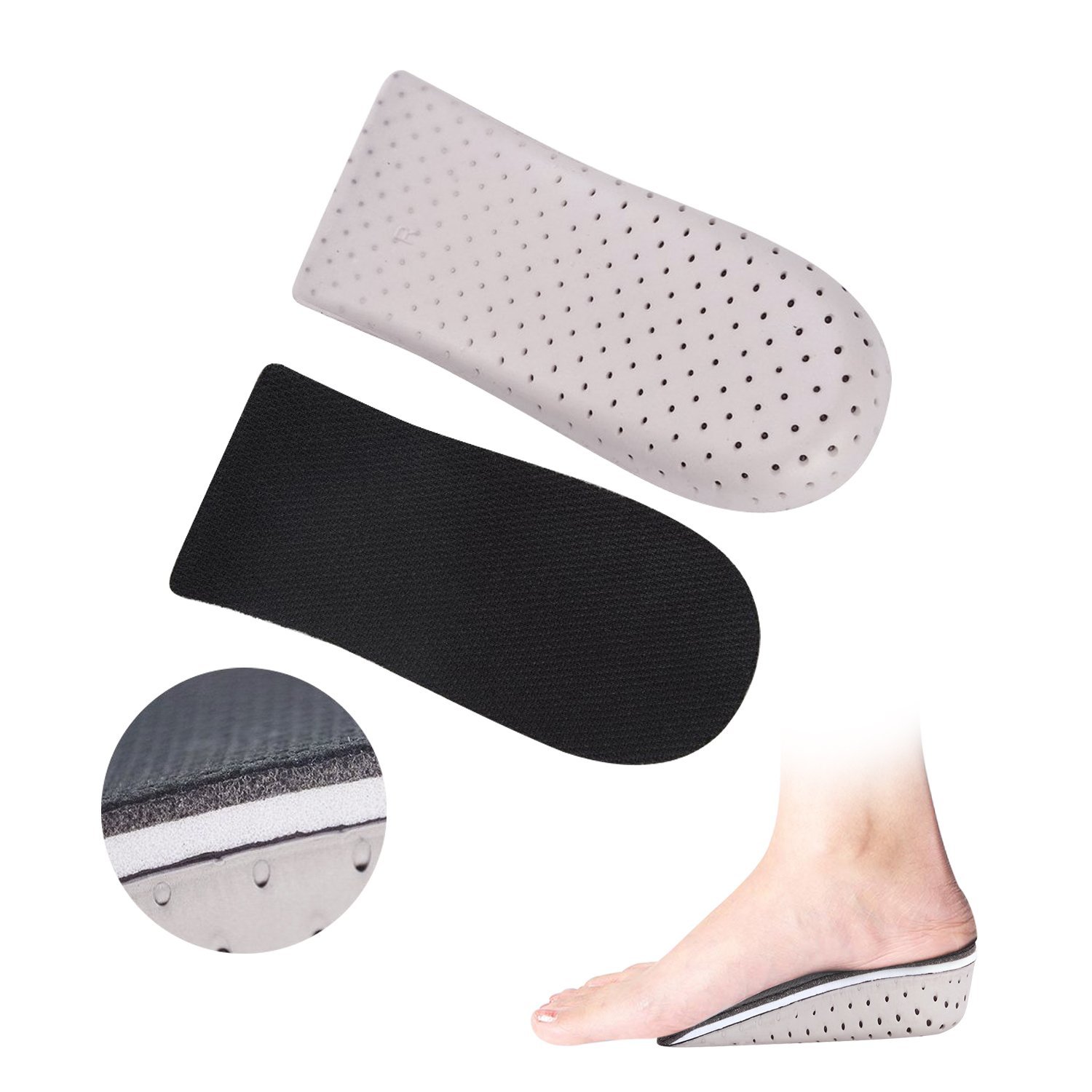 Light Weight Soft EVA Memory Foam Shoe Insoles For Increasing Height