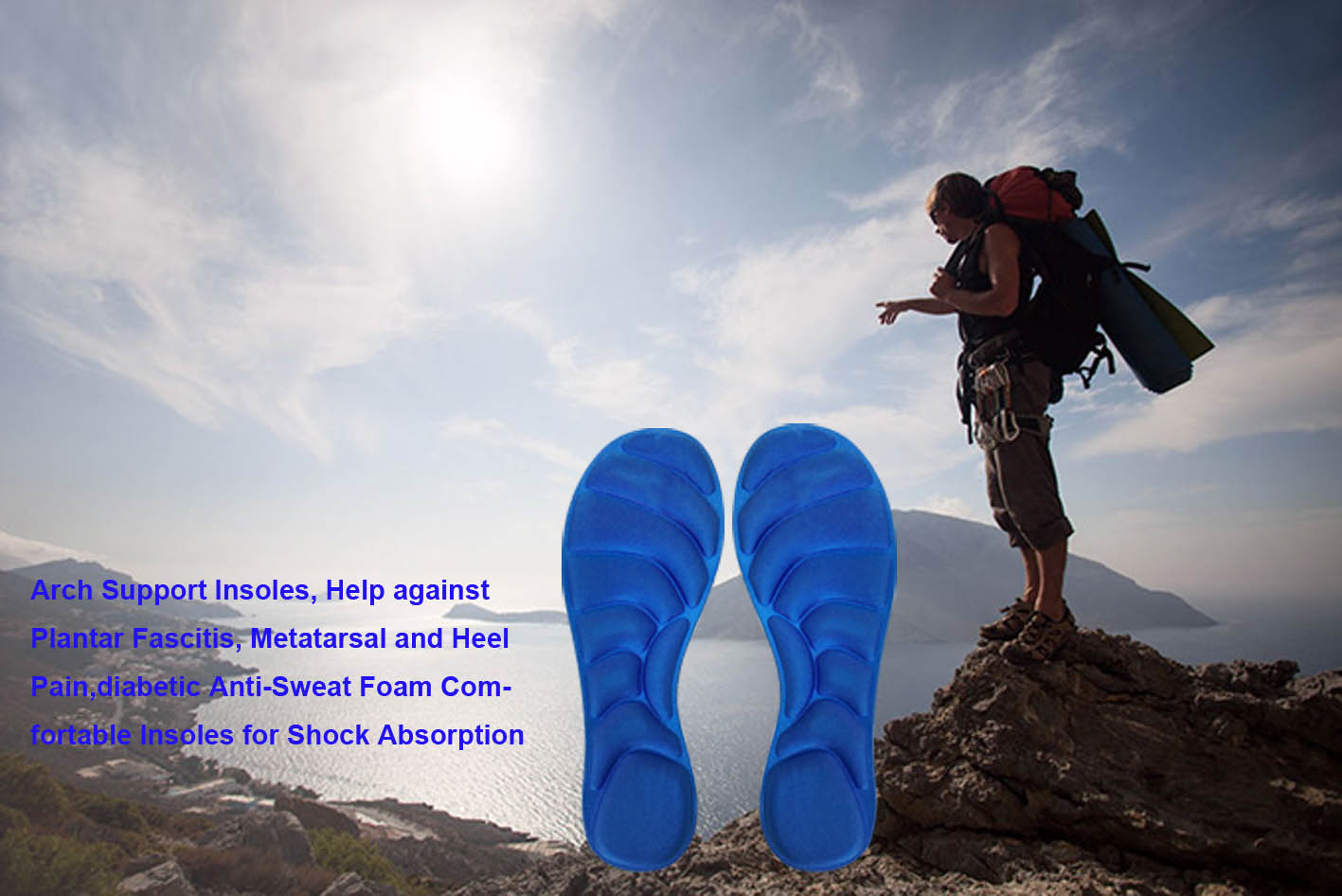 High Quality Soft Memory Foam Sport Insole For Shoes