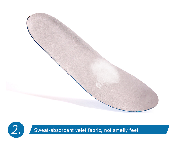Best Silicone Massage Custom Insole Gel Insoles For Plantar Fasciitis Manufacturer