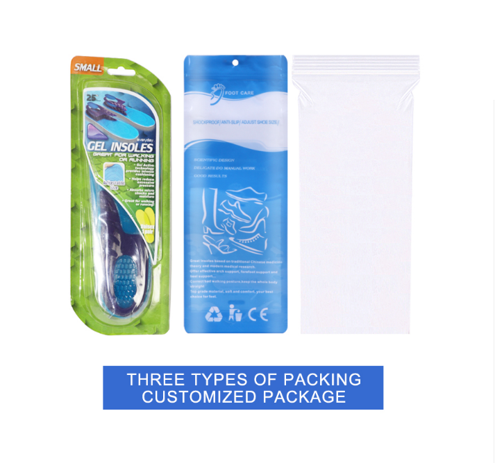 Best Silicone Massage Custom Insole Gel Insoles For Plantar Fasciitis Manufacturer