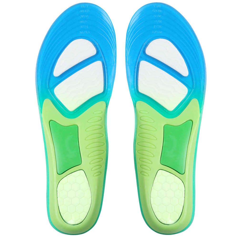 2018 Hot Selling PU GEL Insole Breathable Sport Insoles For Athletic Shoes