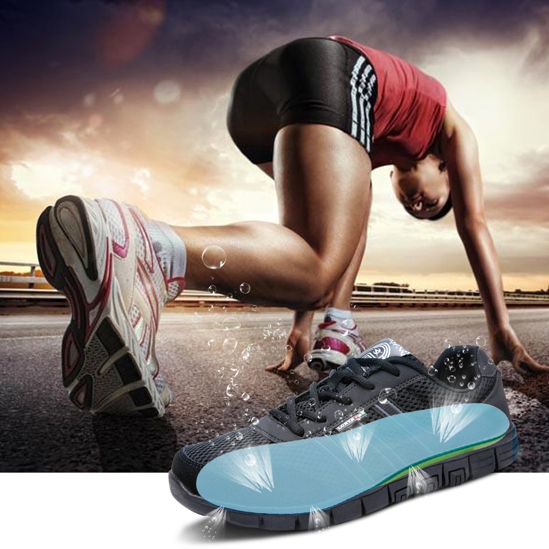 2018 Hot Selling PU GEL Insole Breathable Sport Insoles For Athletic Shoes