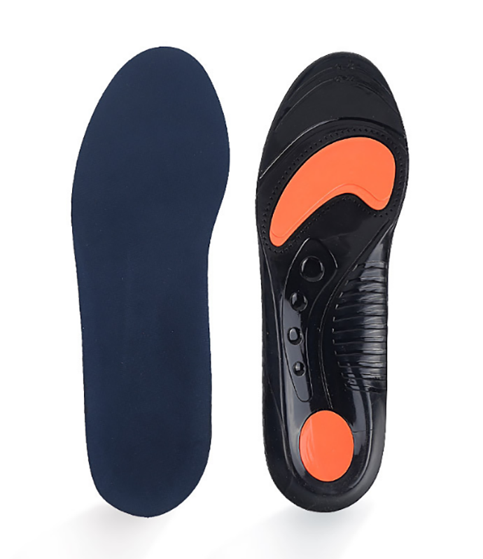 2018 Hot Selling Ergonomic Design Comfort Washable Shock Absorption Gel Arch Support Plantar Fasciitis Orthotics Sport Insoles