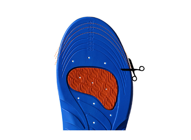 2018 New Shock Absorber Soft Pu Foam Insole Cushion Arch Support Athletes Insole