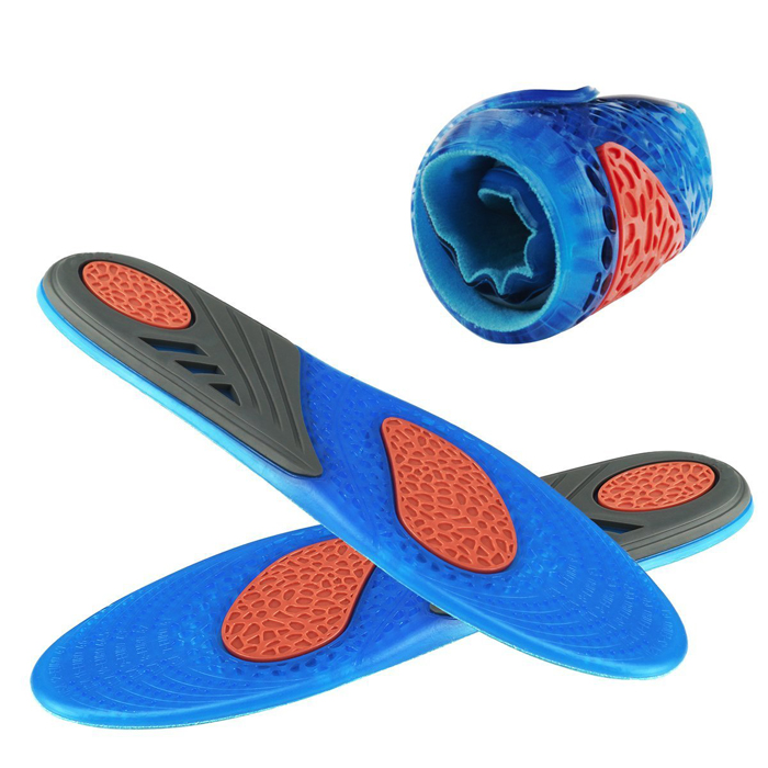 Durable Arch Support Silicone Gel Sport Insole Foot Massage Gel Insole