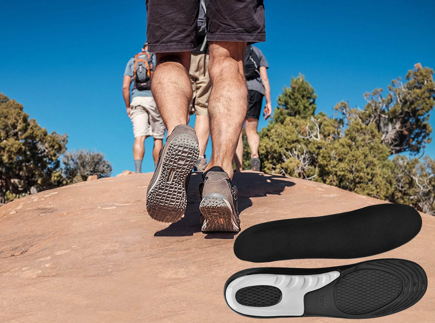 2018 New Arrival Shock Absorption Comfort Deodorant Custom Damping Foot Massage Health Gel Insoles