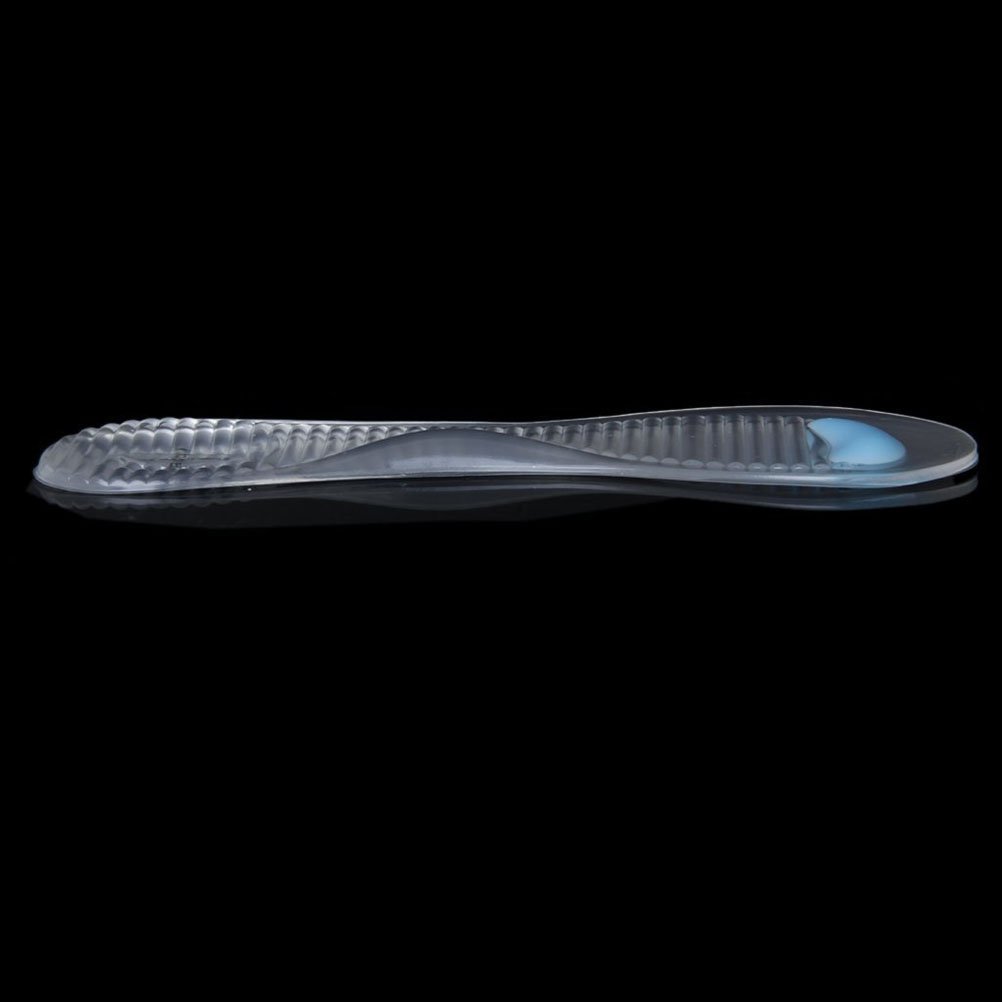 Summer Cooling Gel Silicone Insole Non-slip Massage 3/4 Length Gel Insole