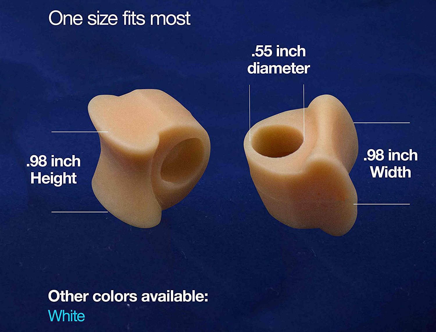 2018 High Quality Silicone Gel Foot Fingers Toe Separator