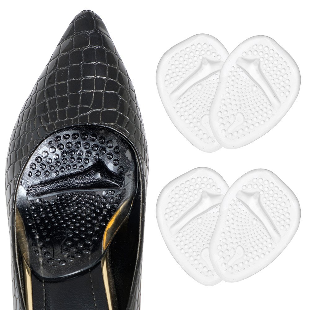 Lady High Heel Shoe Anti Slip Removable Insoles Front Foot Insoles
