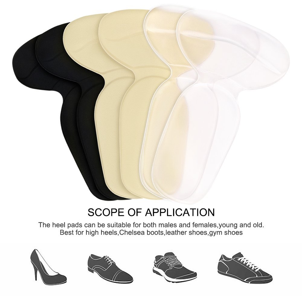 ZG18 High Heel Shoe Cushion Insole Inserts Pads Heel Grips Back Liner Shoe Boot Cushion
