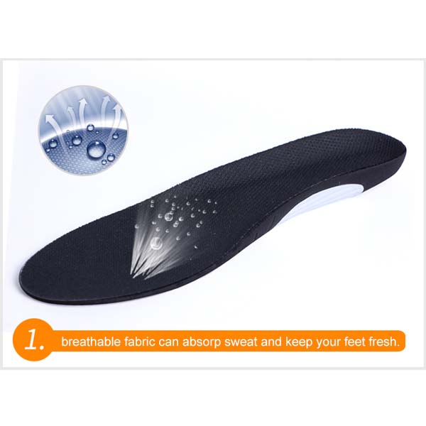 Shock Absorption Comfort And Energy PU Insole For Adults ZG-1869