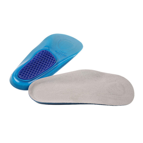 Quick Delivery OEM Microfibre Silicone Heel InsoleFor Pain Relief ZG-398