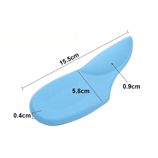 Super Comfort Shock Absorption Silicone Gel Orthopedic Insoles For Women ZG-413