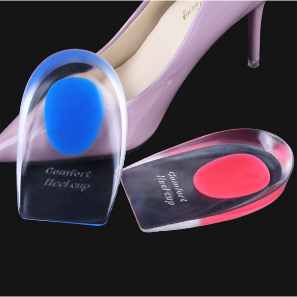 Height Increase Gel Heel Cushion Insoles For Shoes Heel Pain Relief For Adults ZG-454