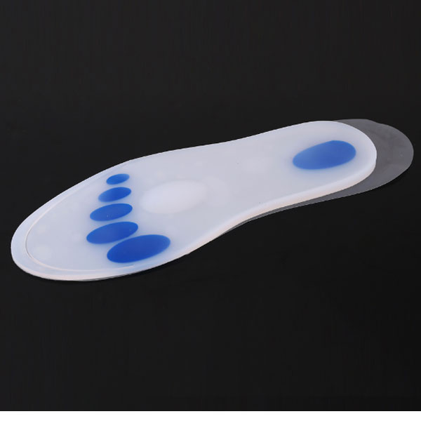 2018 Hot Selling Healthy Care Shock Absorption Plantar Fasciitis Pain Relief Medical Silicone Insole ZG-1885