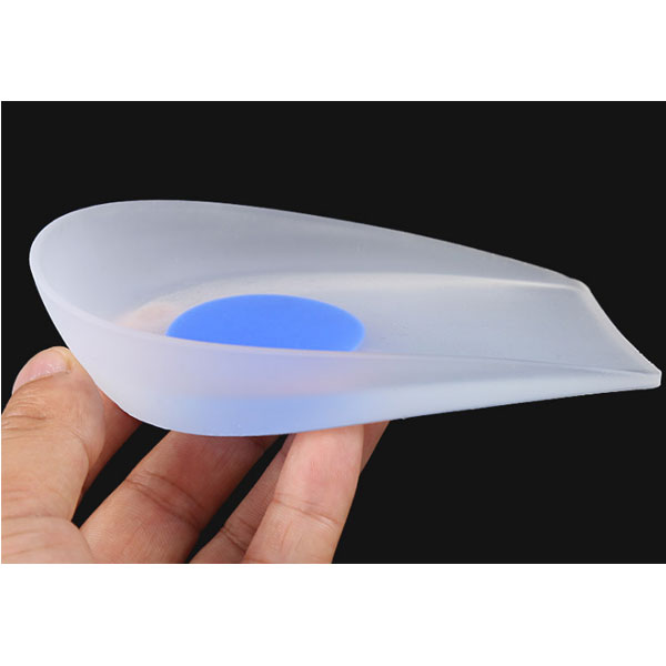 2019 Medical Silicone Heel Cup Insole Foot Care Silicone Cushion Pad for Foot Spurs Pain Relief ZG-495