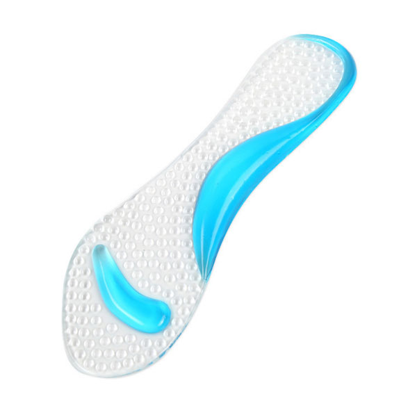 3/4 Adhesive Insoles Transparent Silicone Gel Insoles for Ladies ZG-351
