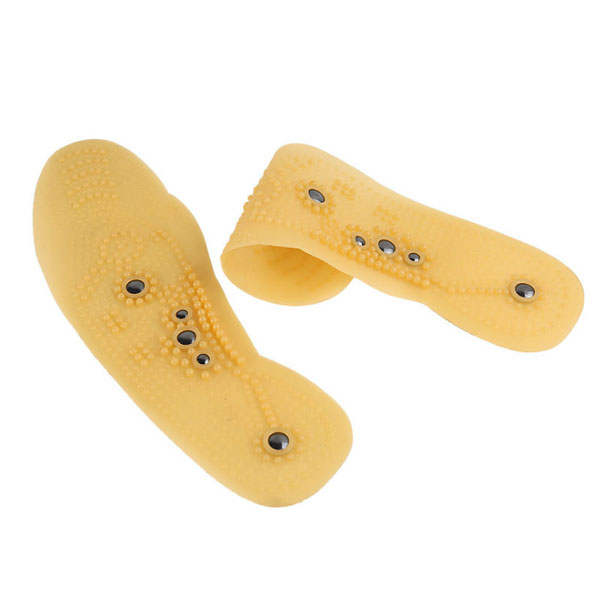 Magnetic Therapy Foot Insoles Transparent Silicone Energy Insole For Adults ZG-487