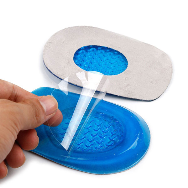 Super Comfortable Foot Care Silicone Gel Insole Heel Cups For Adults ZG-1898