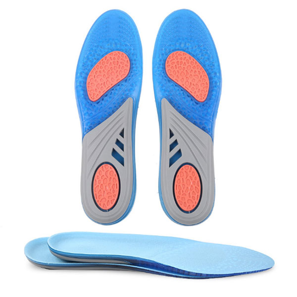 Amazon Hot Selling Silicone Gel Insole Arch Support Sport Massage Insoles For Adults ZG-266