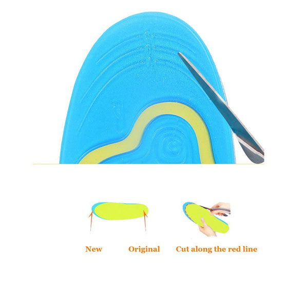 Hot Selling TPU Air Flow Inflatable Cushion Insole Pain Relief Pad For Women and Men ZG-1818