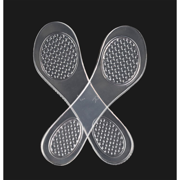 New Arrival Transparent Invisible Self Sticky Shock Absorption Insole For Lady ZG-490