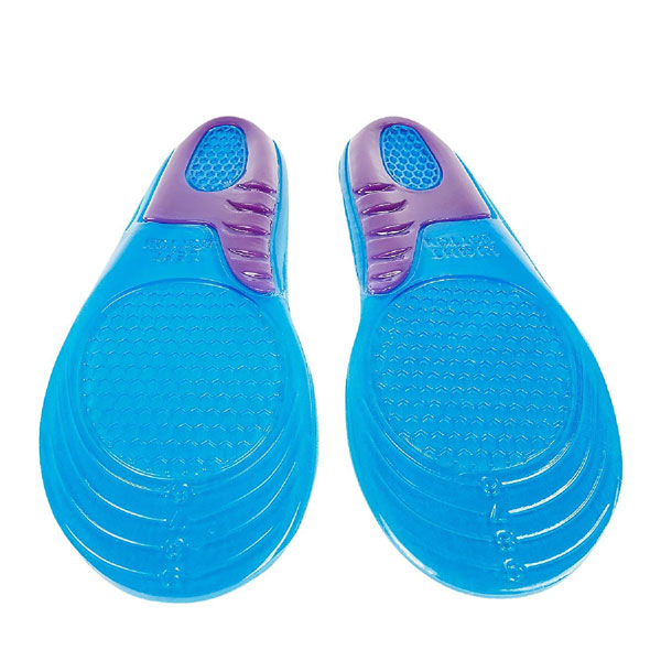 Reusable Anti friction Silicone Gel Insole for Running/Walking ZG-1836