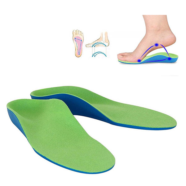 2018 Hot Selling High Arch Orthotics Shock Absorption Pain Relief Sport EVA Insole For Child ZG-250