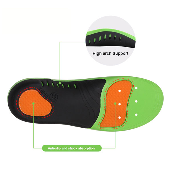 Factory Price Reusable Anti Fatigue Arch Support Insole ZG-471