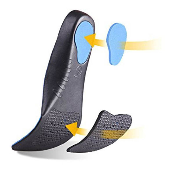 High Arch Support Orthotics Insoles Shock Absorption Flat Feet Correction Insoles ZG-1834