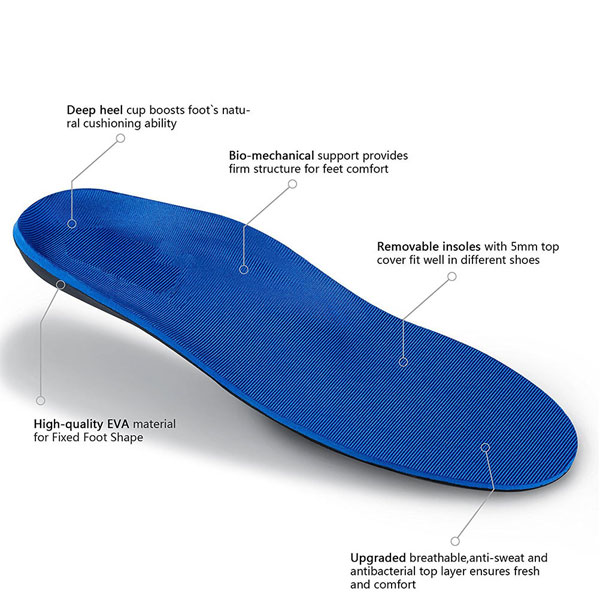Shoe Inserts Arch Support Insoles Fight Against Plantar Fasciitis For Men and Women ZG-234