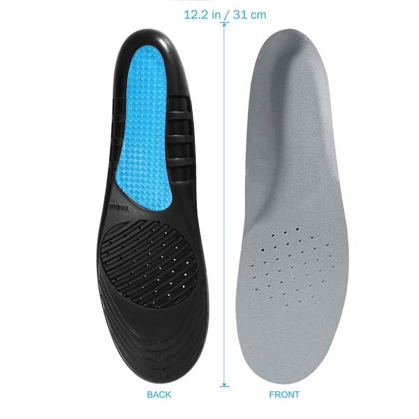 Silicone Pad Arch Support Orthopedic Sport EVA Insole For Adults ZG-204