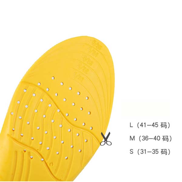 Anti Fatigue Superior Cushioning Shock Absorption Daily Wear PU Sports Shoe Insoles ZG-426