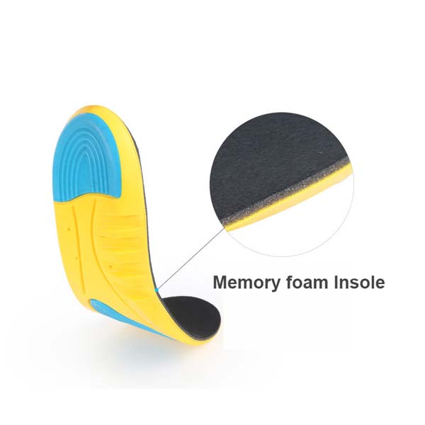 Amazon Hot Sell Shock Absorption And Cushioning PU Sports Insole Memory Foam Insoles ZG-442