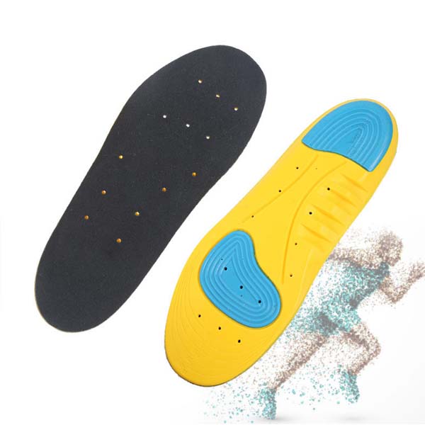 Amazon Hot Sell Shock Absorption And Cushioning PU Sports Insole Memory Foam Insoles ZG-442