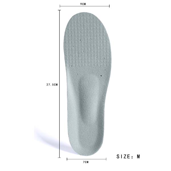 Comfortable Shock Absorption PU Insoles Breathable Basketball TPU Arch Support Insoles ZG-1848