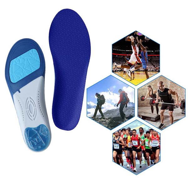 Sports PU Insoles Shoe Inserts For Comfort Shoe Insoles Arch Support For Walking Hiking Fasciitis Heel Spur ZG-1854