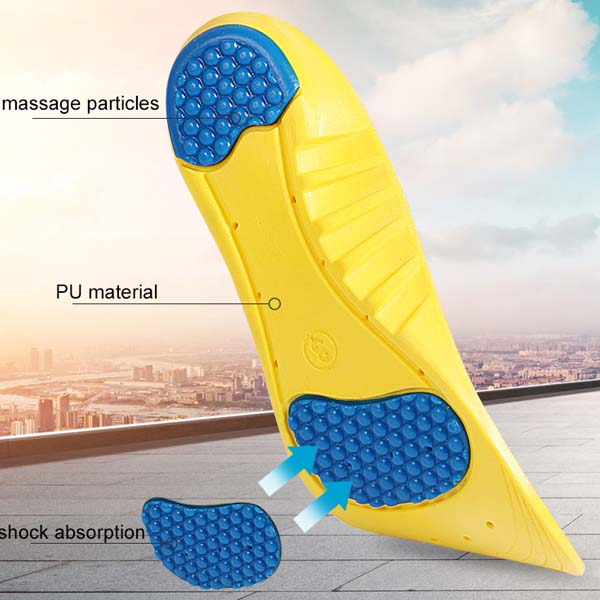 PU Foam Shock Absorbing Sport Insole With Arch Support For Walking/Running/Hiking/Casual Shoes  ZG-1891