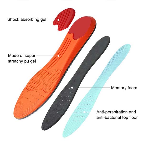Online Shopping Hot Sell Breathable Cooling Memory Foam Sports Insoles For Adults ZG-1894