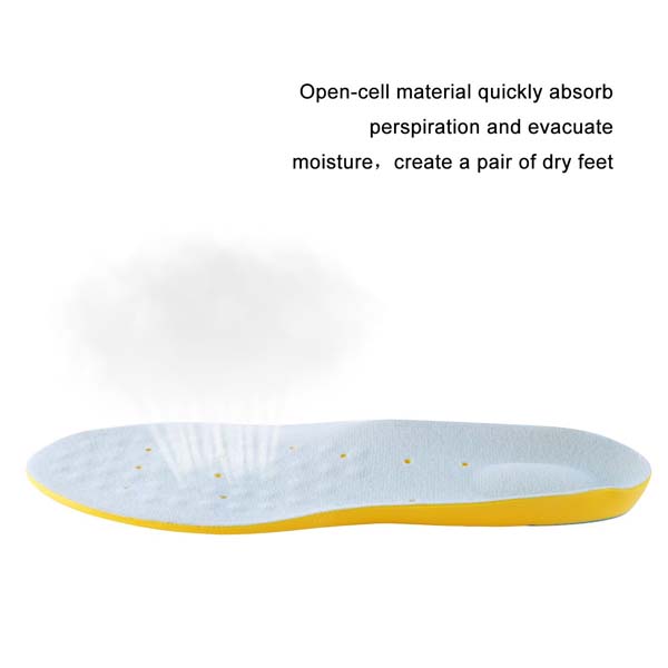 Wholesale Shock Absorption Pu Memory Foam Cushion Insoles Arch Support Athletes Insole ZG-1895