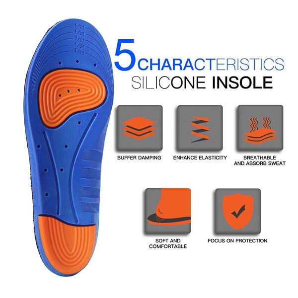 Wholesale Amazon Hot Selling Breathable Soft Memory Foam Insole Sport Shoes Pu Insole ZG-1896