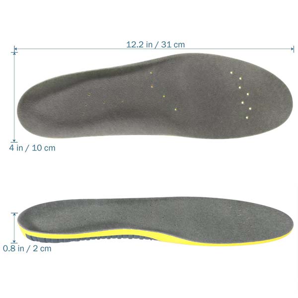 Air Filled Insoles Silicone Massage Height Increasing Insoles for MEN ZG-1899
