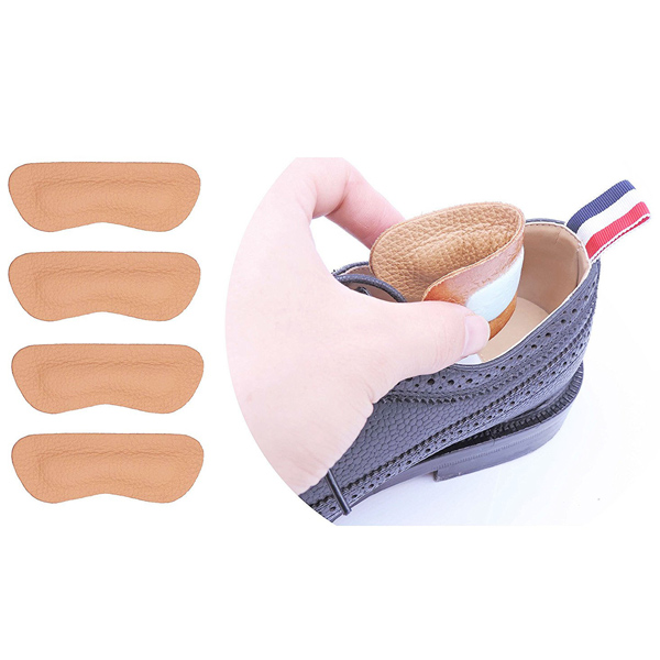 Leather Heel Grips Liner Cushions Inserts for Loose Shoes ZG-238