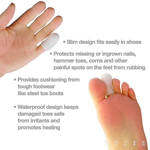 Super Soft Silicon Gel Toe Separator Shoes Toe Cap Protector Sport Finger Protector ZG-267