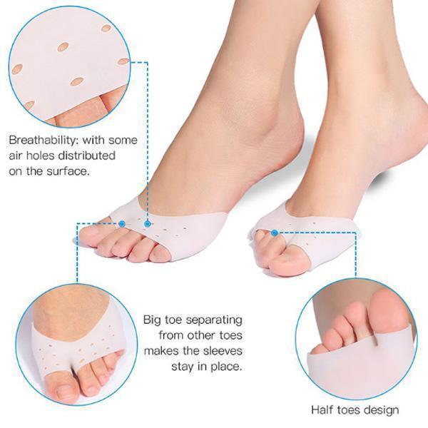 Metatarsal Pads Forefoot Cushion Ball of Foot Cushion Pain Relief for Calluses Blisters Metatarsalasia Morton's Neuroma ZG-268