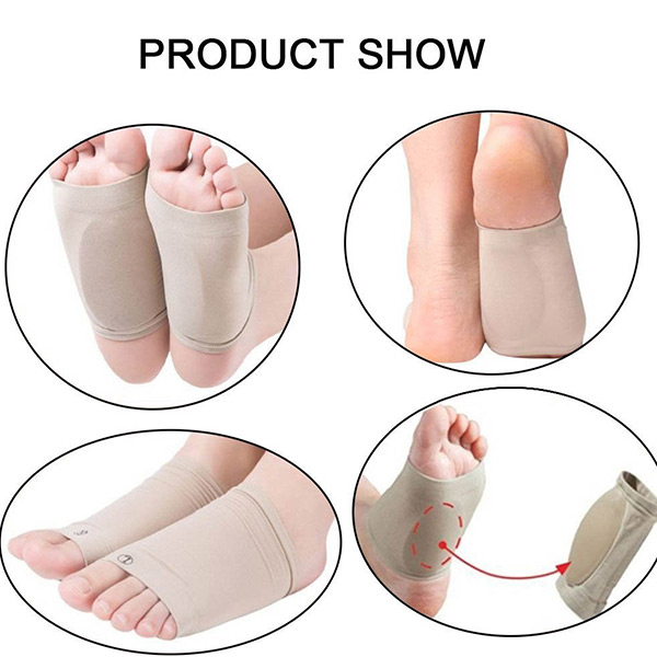 Arch Support Sleeve Flat Feet Orthotics Socks Cushion Gel Plantar Fasciitis Socks ZG-1803